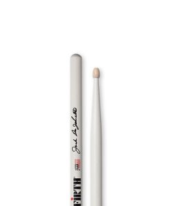 Baqueta Vic Firth SJD Signature Jack Dejohnette Hickory 5A Abacamento em Branco Ponta de Madeira