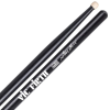 Baqueta Vic Firth SSG Signature Steve Gadd Hickory 5A Acabamento na Cor Preta Ponta de Madeira