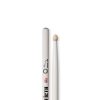 Baqueta Vic Firth STL Signature Thomas Lang Hickory 2B Acabamento em Branco Ponta de madeira