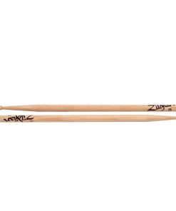 Baqueta Zildjian 7AWN Classic Hickory 7A Ponta de madeira