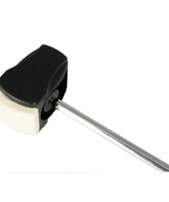 Batedor de Bumbo Nagano BET 001 Deluxe Dupla Face com Feltro e Fibra