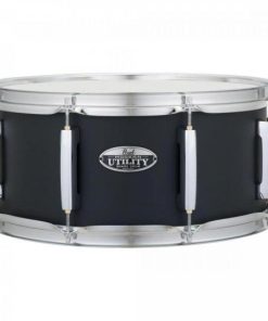 Caixa Pearl 14x6,5 Modern Utility Satin Black com Casco em Maple e 8 Afinações