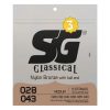 Corda SG 028/043 Nylon Medium com Bolinha para Violão