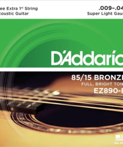 Corda D'Addario 009-045 para Violão Super Light 85/15