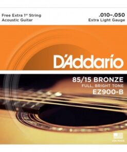 Corda D'Addario 010-050 Extra Light Violão 85-15