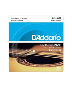 Corda D'Addario 011/052 Violão Light Gauge 85/15