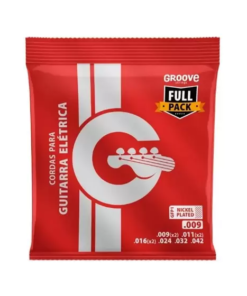 Corda Groove GFP1 009-042 Guitarra Full Pack 3 Cordas Extras