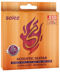 Corda Solez SLAB10 010-050 Violão Aço Bronze 80/20 Extra Light