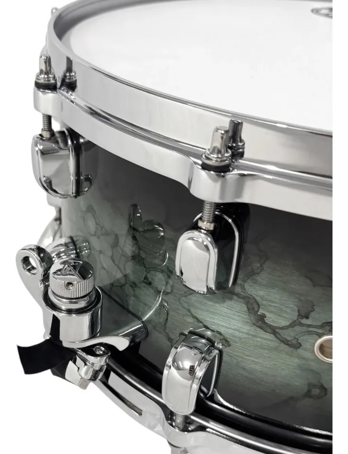 Caixa Tama Starclassic Performer Maple Birch Molten Steel Blue Burst 14x6,5" - Imagem 2