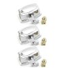 Caneca Base para Surdo Spanking 8.1 Cromada Kit com 3 Unid.