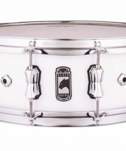 Caixa Mapex 14x5,5 Black Panther Venon Piano White Casco em Maple e Aros Powerhoop 2.3mm