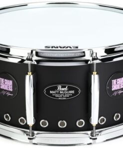 Caixa Pearl 14x6,5 Signature Matt McGuire Casco em Aço e Aros Superhoop 2.3mm