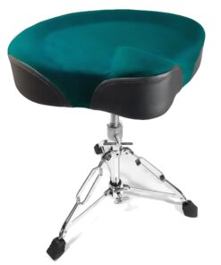 Banco Bauer By Torelli BAB 39 Verde com Assento Selim Grande e Pernas Duplas Largas Super Confortável