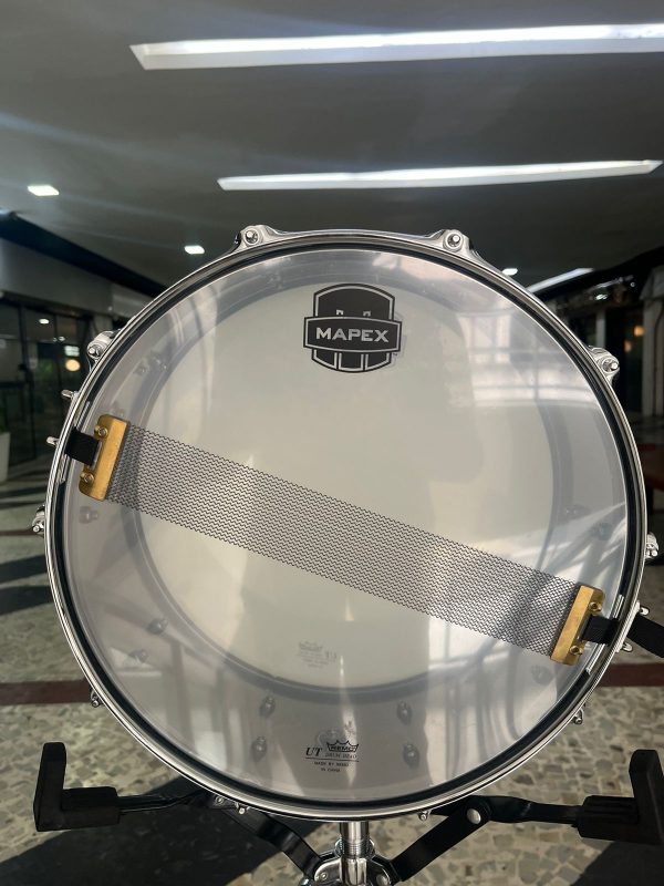 caixa-mapex-14x55-armory-tomahawk-casco-em-black-chrome-e-aros-powerhoop-triple-flange-23mm-10-afinacoes-seminova1