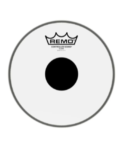 Pele Remo 10Pol. Controlled Sound Clear Filme Simples com Dot