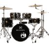 Bateria Acústica Michael Legacy DML418 Sparkle Black Bumbo 18