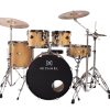Bateria Acústica Michael Legacy DML422 Warm Silky Mustard Bumbo 22 com Ferragem
