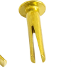 Rebites Meinl Sizzle Rivets Brass Efeito para Pratos Kit com 3 unid.