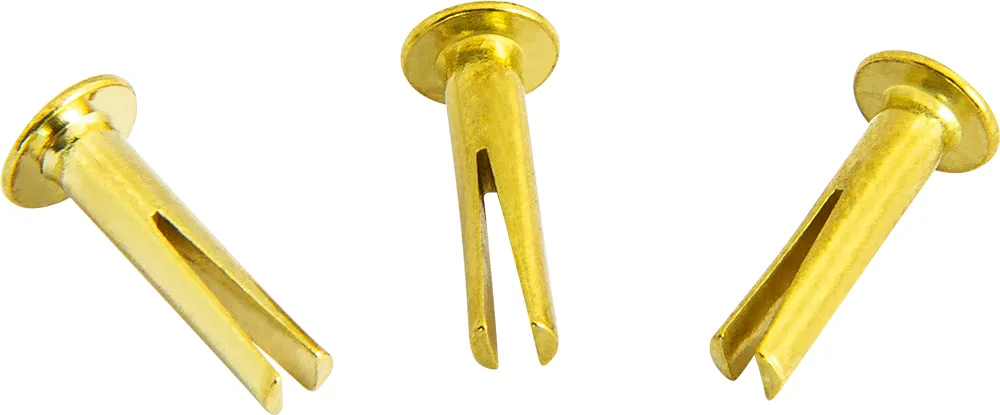 Rebites Meinl Sizzle Rivets Brass Efeito para Pratos Kit com 3 unid.