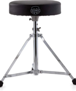 Banco Mapex T400 Assento Redondo com Ajuste de Altura de Pino e Borboleta