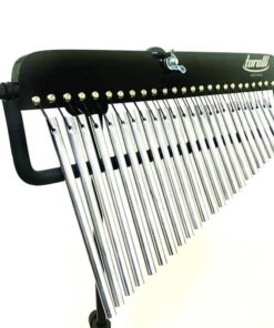 Carrilhão Preto Torelli TA317 com 24 Barras Alumínio Natural com Barra Silenciadora