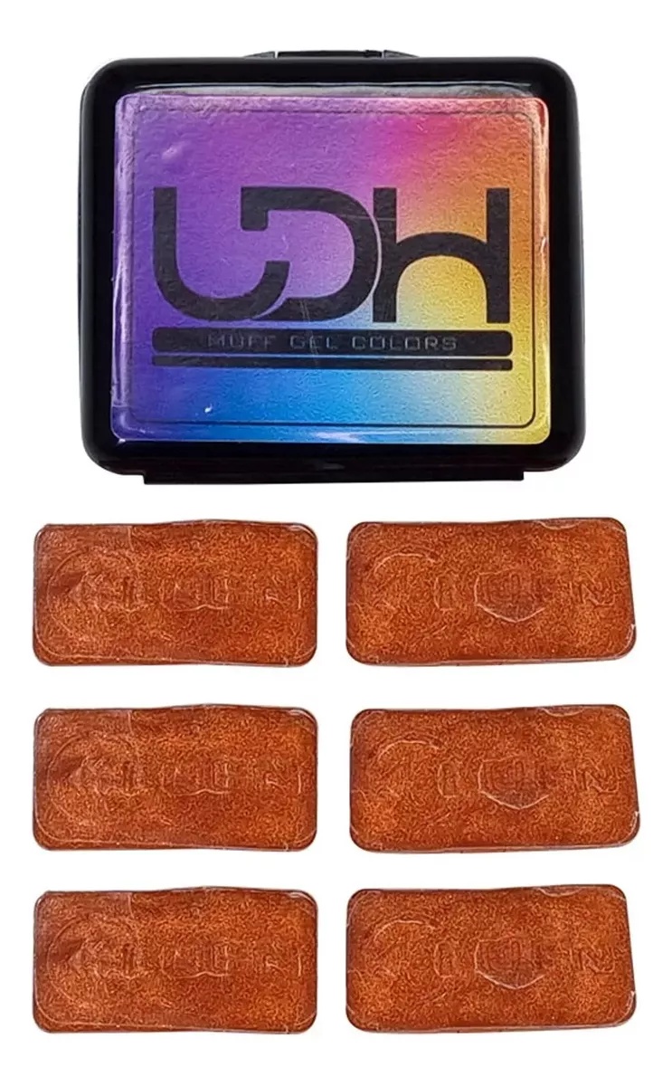 gel-abafador-luen-dudu-portes-muff-colors-cor-cobre-kit-com-6-unid0