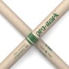Baqueta Promark TXR5BW Forward Raw 5B Hickory Ponta de Madeira