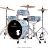 Bateria Acústica Michael Legacy DML410 Slim Vintage Blue Bumbo 20 Shell Pack