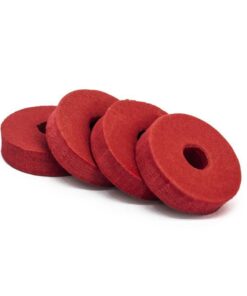 Feltro para Estante de Prato Torelli BAU 11VM Anatomico Vermelho em EVA Kit com 4 unid.