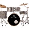 Bateria Acústica Michael Legacy Birch DMB520 Bright Grey Bumbo 20 Shell Pack