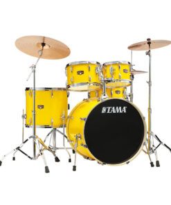 Bateria Acústica Tama Imperial Star Eletric Yellow Bumbo 22 com Ferragens