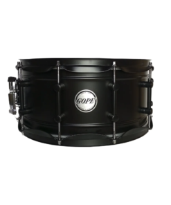 Caixa Gope 14x6,5 Casco em Alumínio na Cor Preta e 10 Afinações
