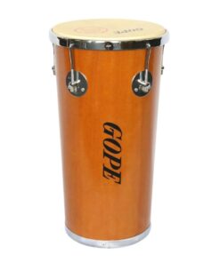 Rebolo Tantan Gope 55x11 Madeira com Pele Couro Animal