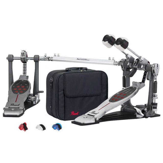 Pedal Duplo Pearl Eliminator Redline P-2052C PowerShifter com Semicase