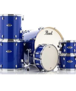 Bateria Acústica Pearl Export Series High Voltage Blue Bumbo 22” Shell Pack