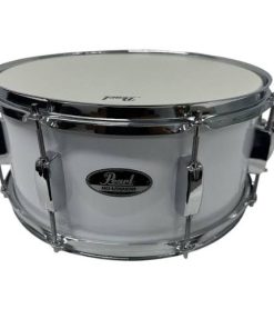 Caixa Pearl 14x6,5 Roadshow Pure White Branco Aros Triple Flange e 8 Afinações