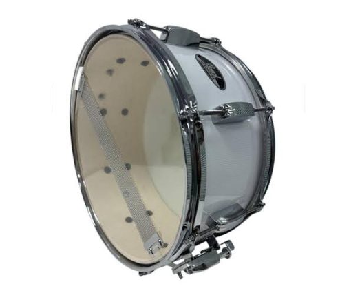 Caixa Pearl 14x6,5 Roadshow Pure White Branco Aros Triple Flange e 8 Afinações - Imagem 2