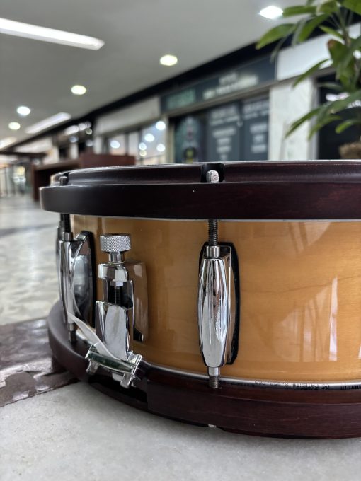 Caixa Gretsch Full Range Maple Wood Hoop Natural Gloss 14 x 5,5” com Aros de Madeira (Semi Nova) - Imagem 3
