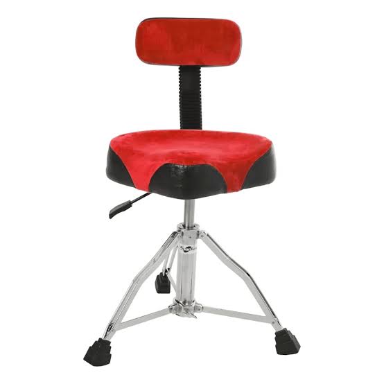 Banco Spanking Assento Selim com Encosto e Regulagem de Altura Pneumático e Pés Duplos