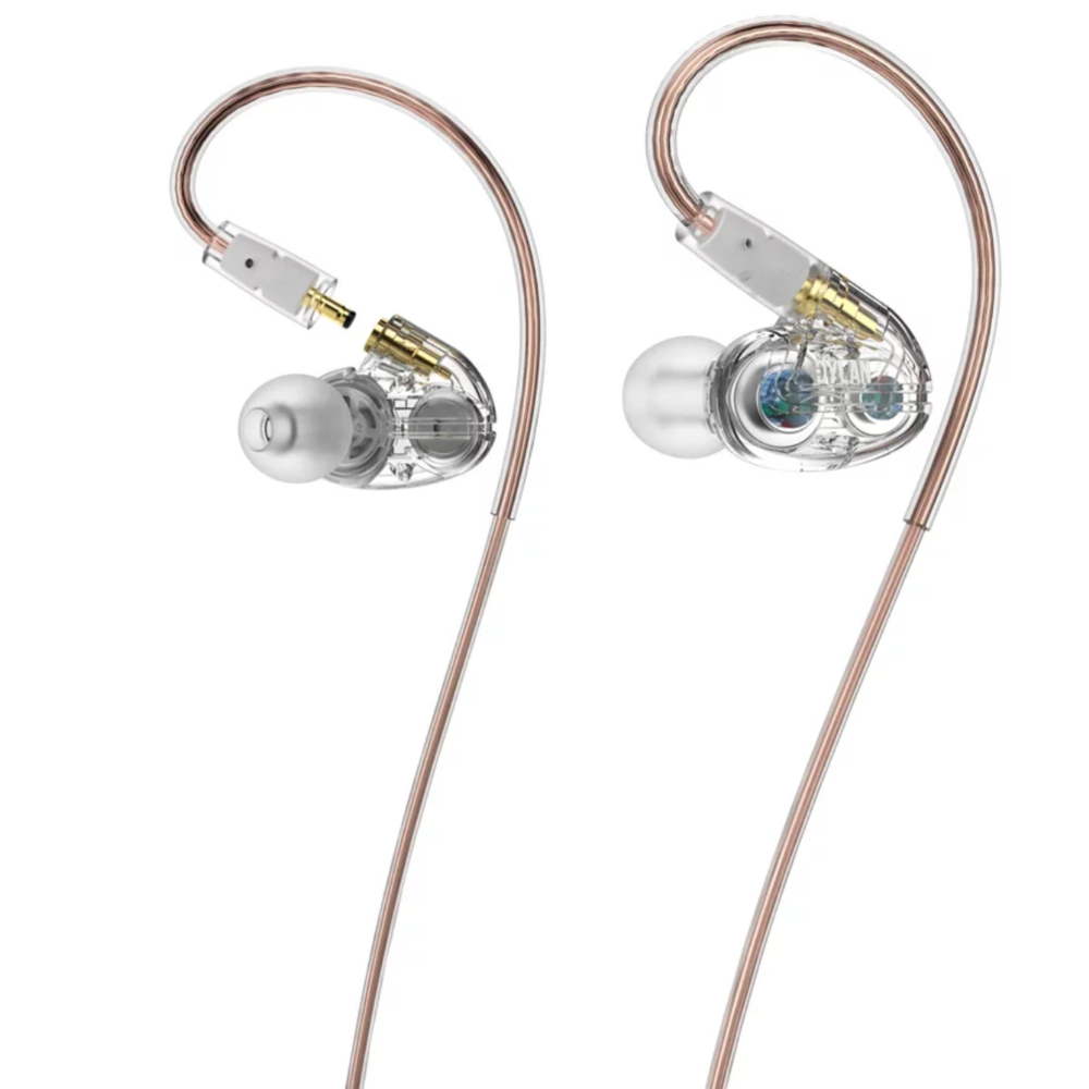 Fone In Ear Dylan DE225 Branco 2 Drivers Dinâmicos - Imagem 2