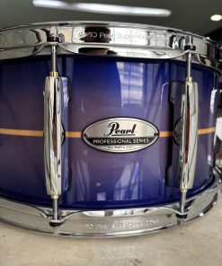 Alternative view of Caixa Pearl Professional 14X6,5 Em Maple Laqueado Royal Blue Burst Stripe