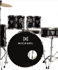 Bateria Michael Trinity Black (DMT222BK) 22” Com Ferragem