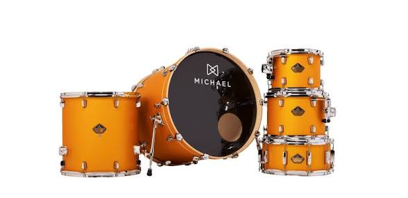 Bateria Acústica Michael Legacy Birch Shining Gold DMB522 22” Shell Pack - Imagem 2