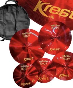 Kit de Pratos Haypy Krest Color Red  com Bag
