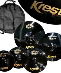 Kit de Pratos Haypy Krest Color Black  com Bag
