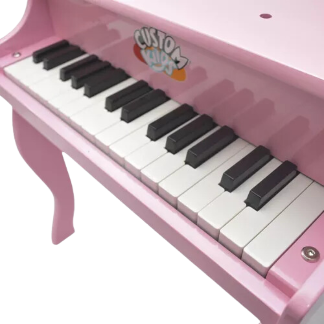 Mini Piano de Cauda Infantil Custom Sound - 30 Teclas - Cor Pink - Imagem 2