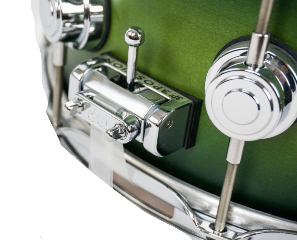 Caixa DW Collectors Satin Specialty Lime Green to Ebony Burst 14 x 6,5” - Imagem 3