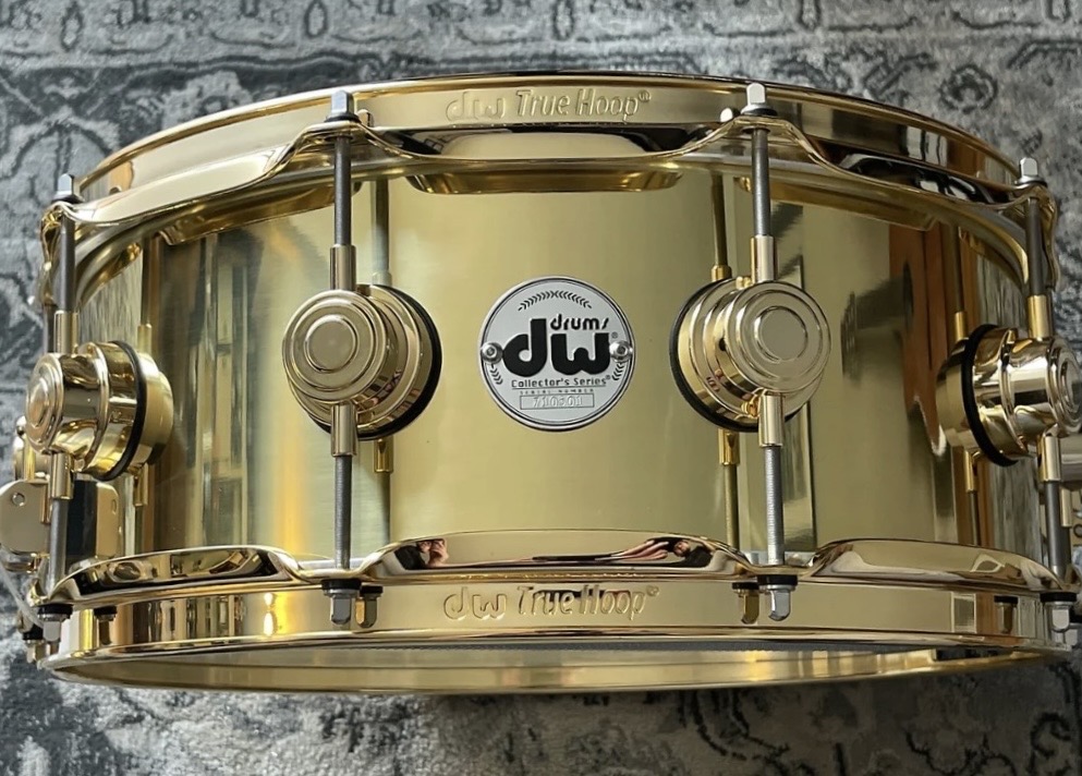 Caixa DW Collectors Polished Brass com Gold Hardware 14 x 5,5” - Imagem 5