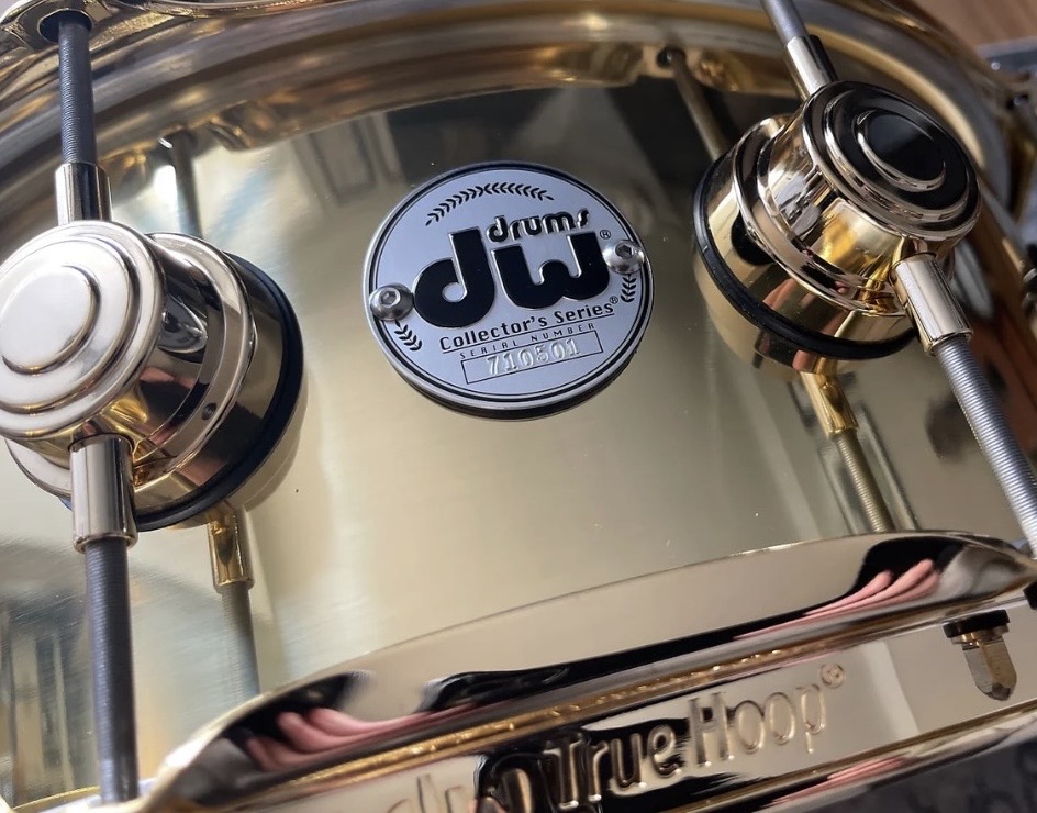 Caixa DW Collectors Polished Brass com Gold Hardware 14 x 5,5” - Imagem 2