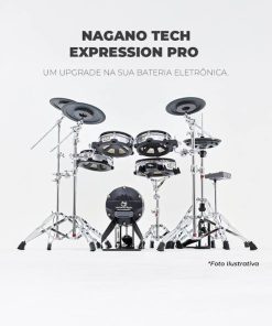 Bateria Eletrônica Nagano Tech Expression PRO  - (Ferragens Inclusas)